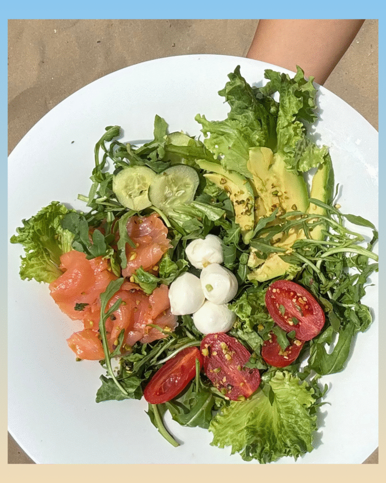 Insalata Salmone. e avocado